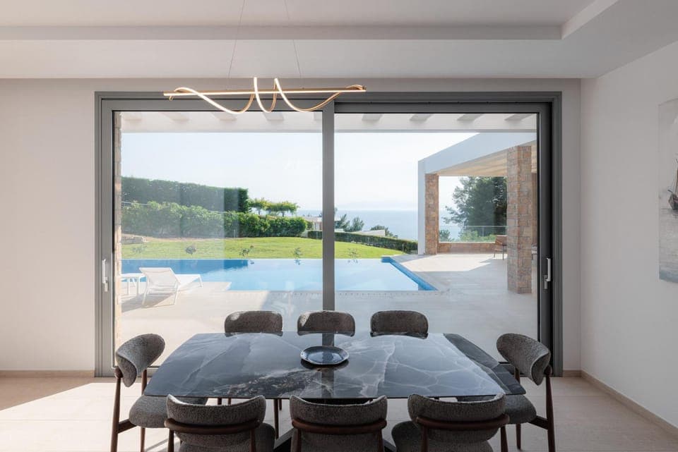 Dining area, Pool view, Swimming pool