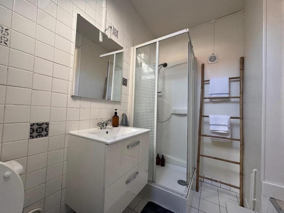 Shower, Toilet, Bathroom, towels