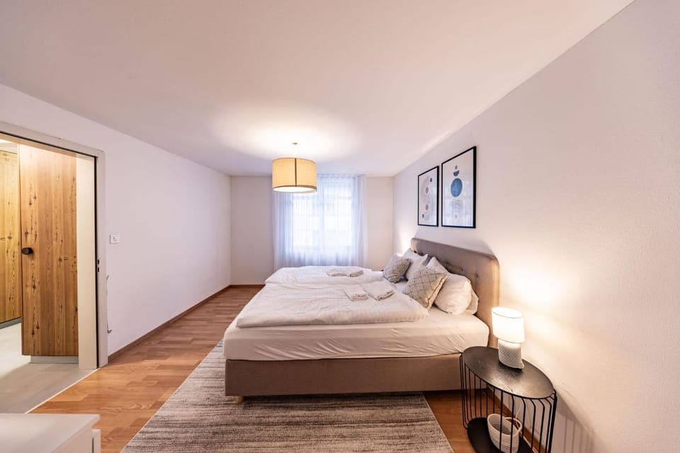 Bed, Bedroom, Family, wardrobe