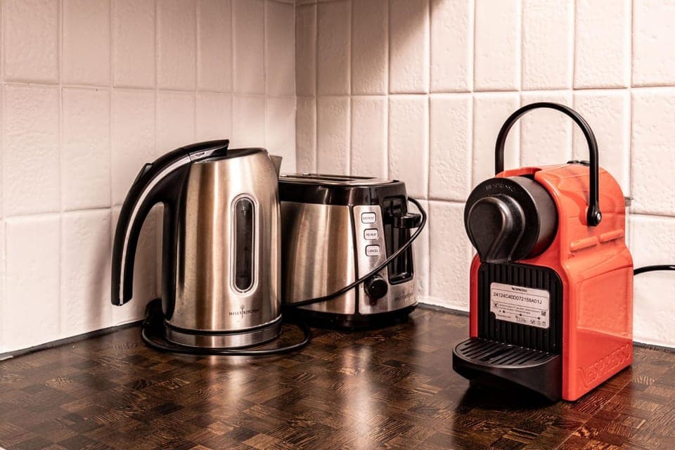 Coffee/tea facilities, Kitchen or kitchenette, toaster