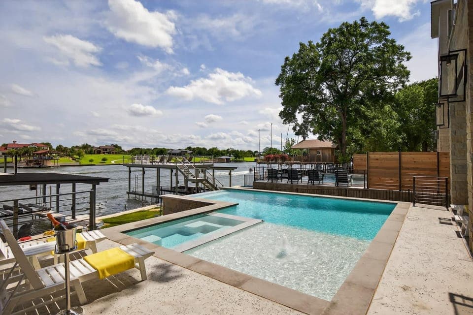 Patio, Lake view, Pool view, Swimming pool
