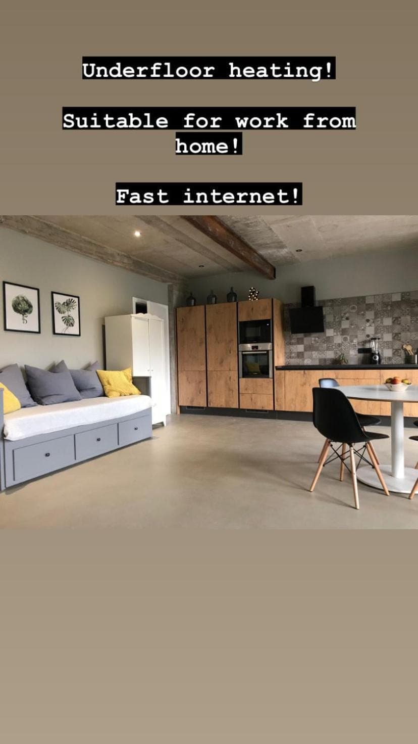 Kitchen or kitchenette, Living room, Dining area