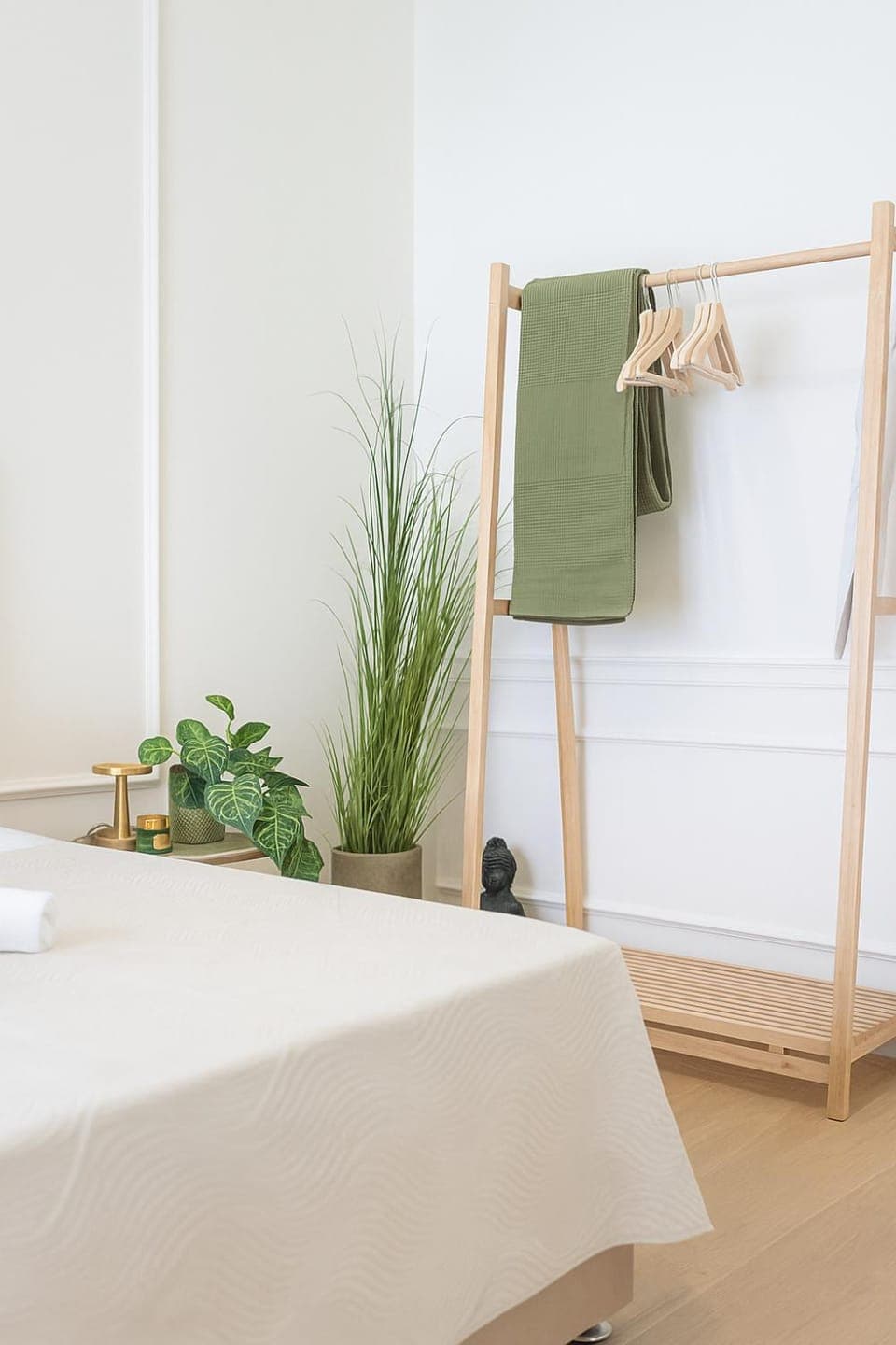 Bed, Photo of the whole room, Bedroom, towels, wardrobe