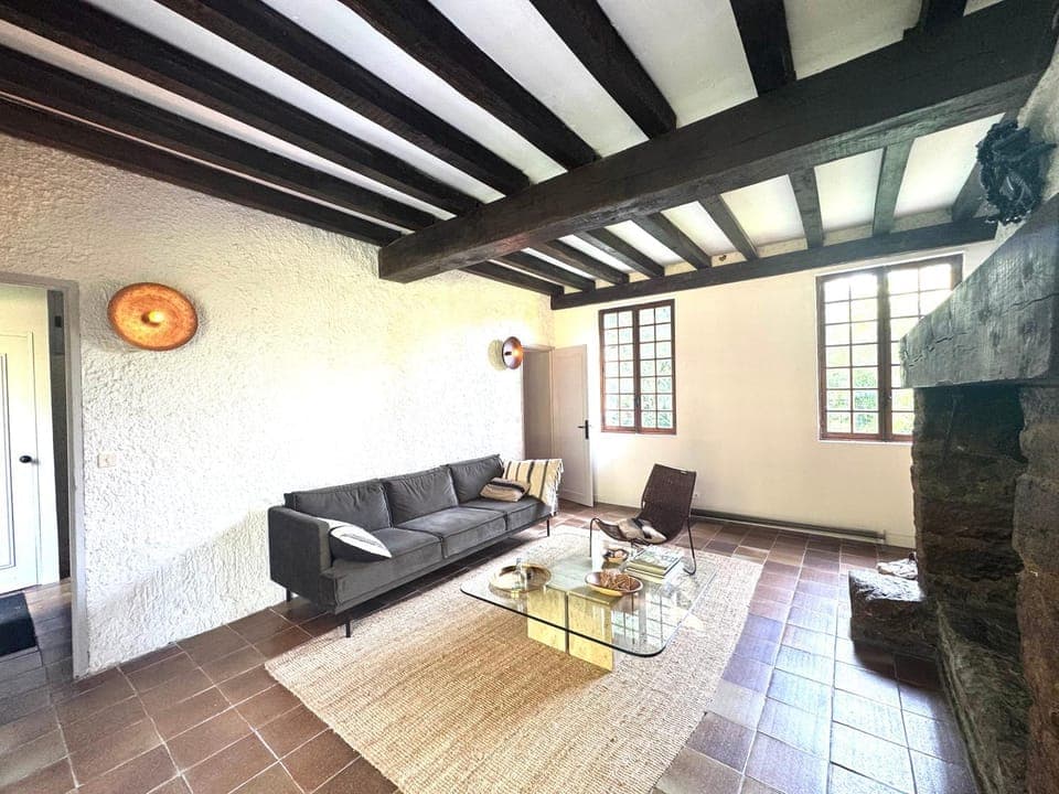 Living room, fireplace