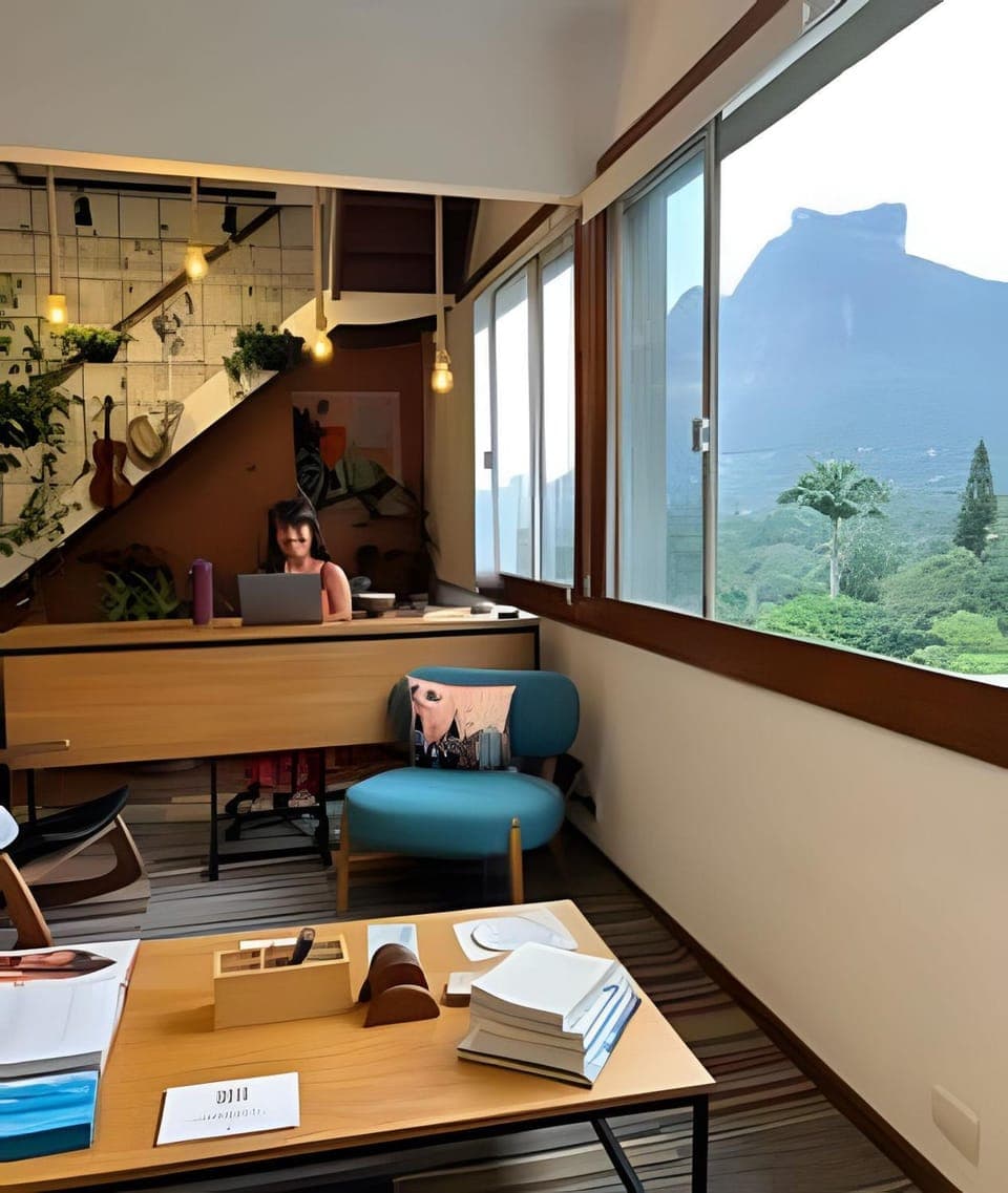 Living room, Mountain view