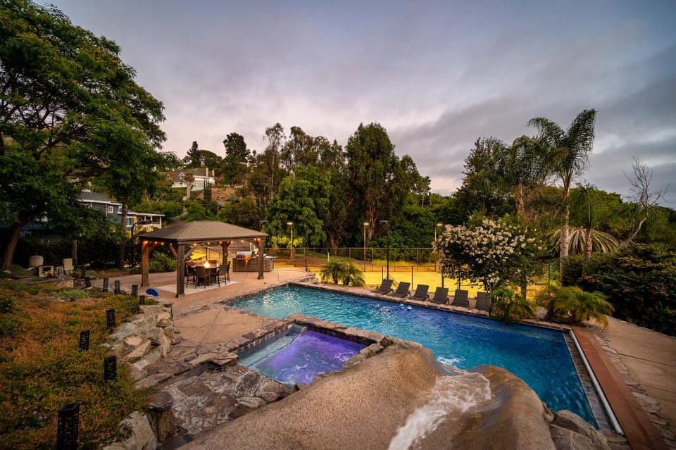 Natural landscape, Garden view, Pool view, Swimming pool
