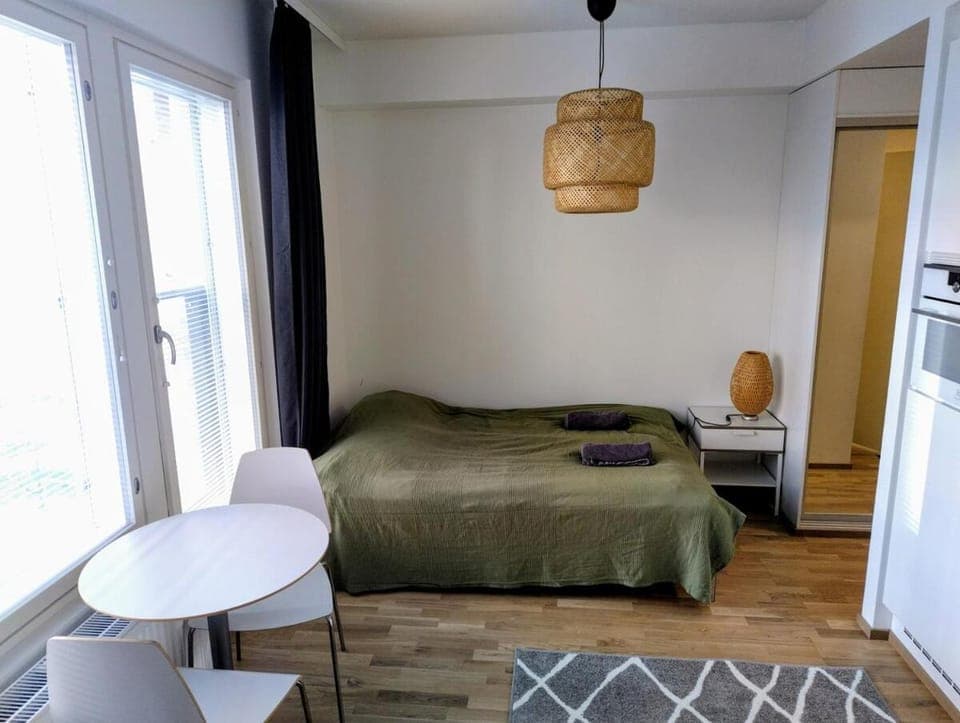 Bed, Living room, Photo of the whole room