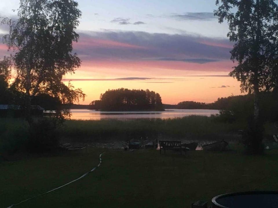 Lake view, Sunset