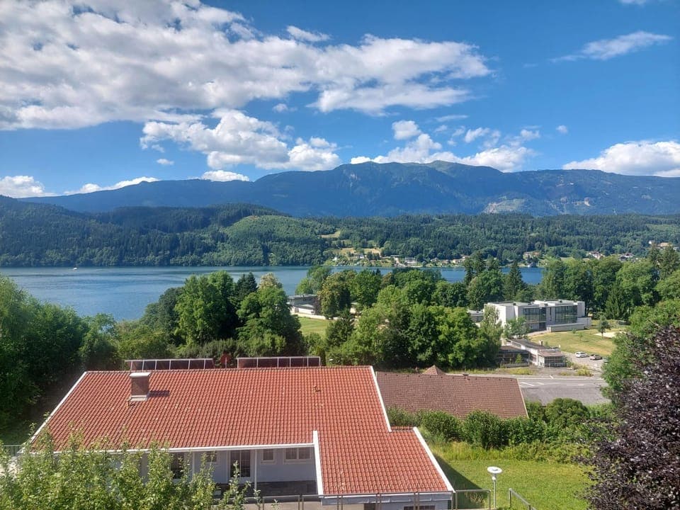 Natural landscape, Lake view, Mountain view