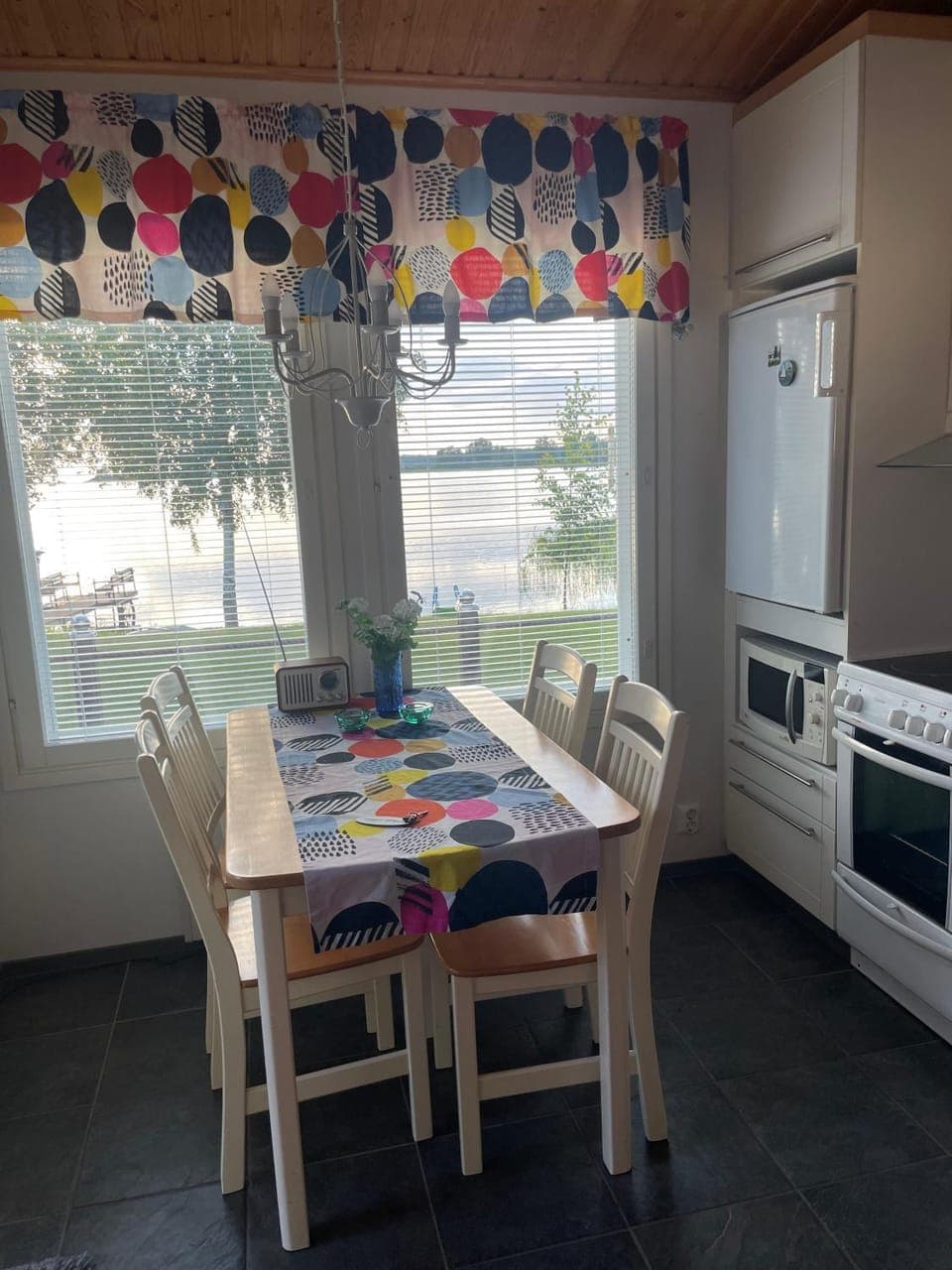 Kitchen or kitchenette, Dining area, oven