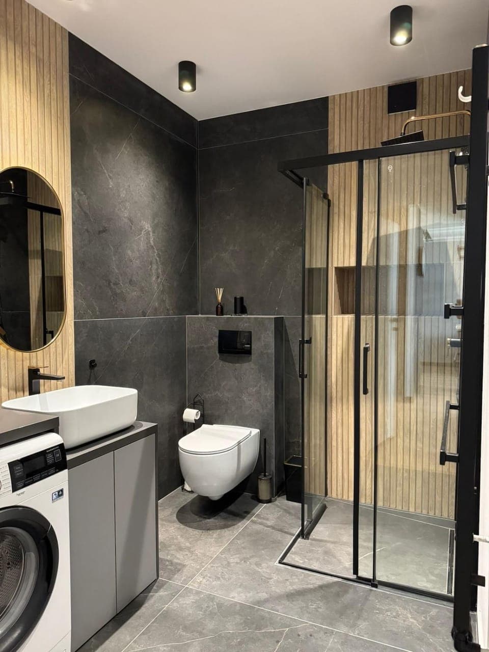 Shower, Toilet, Bathroom, washing machine