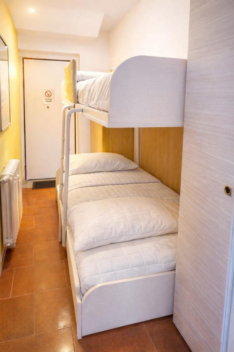 Photo of the whole room, bunk bed