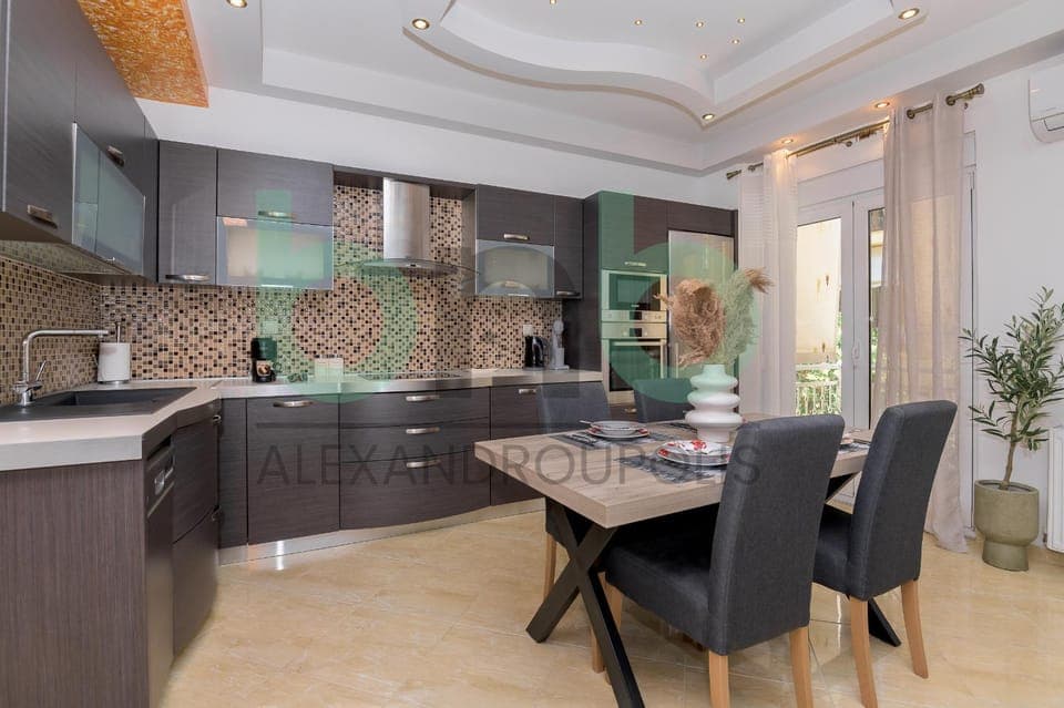 Kitchen or kitchenette, Photo of the whole room, Dining area, dishwasher, microwave, oven, stove, air conditioner