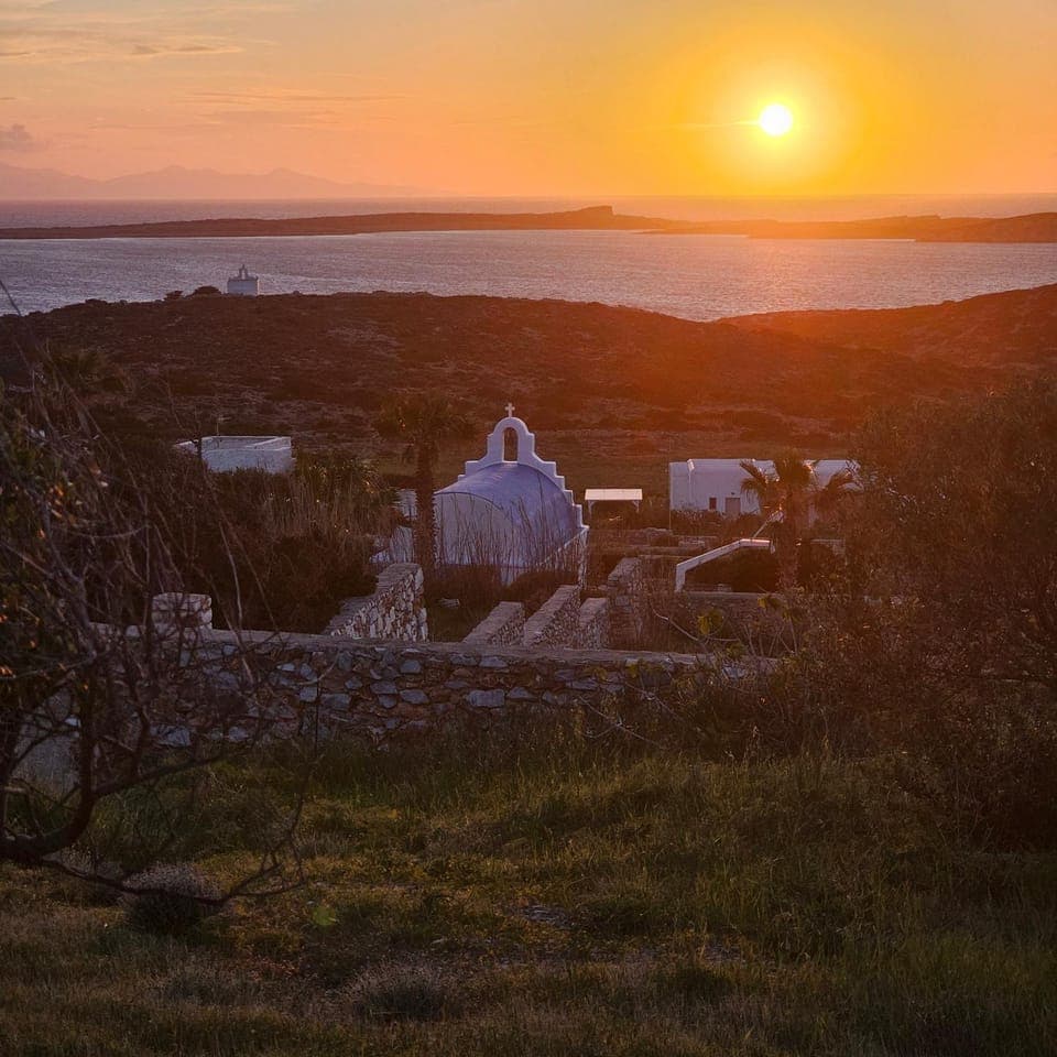 Natural landscape, Sea view, Sunset