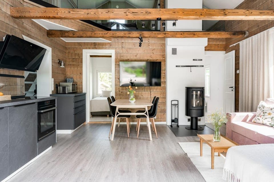 Himos Stonelake - two saunas and a hot tub Villa in Finland