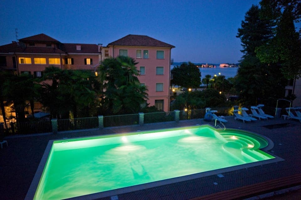 Night, Swimming pool