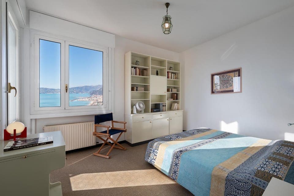 Bed, Photo of the whole room, Bedroom, Sea view