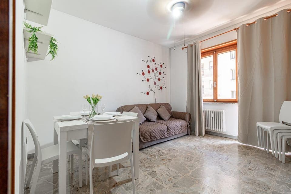 Living room, Seating area, Dining area