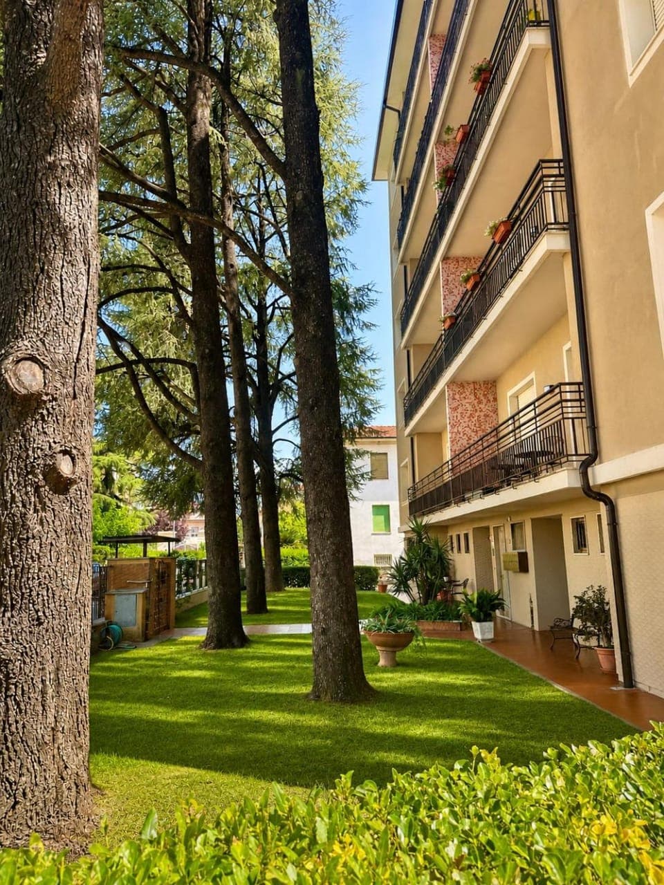 Property building, Garden, Garden view