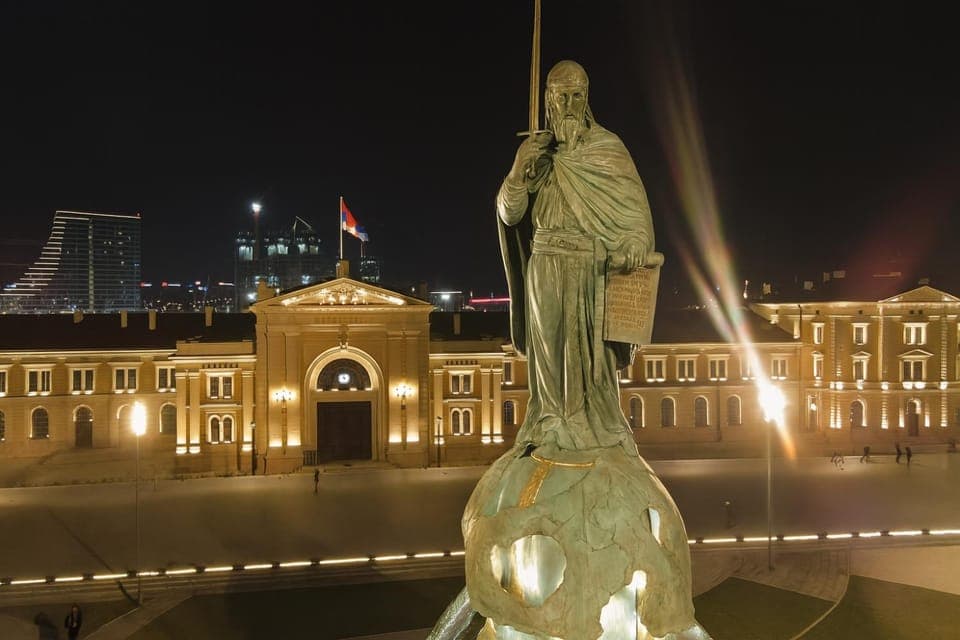 Nearby landmark, Night, City view, Landmark view