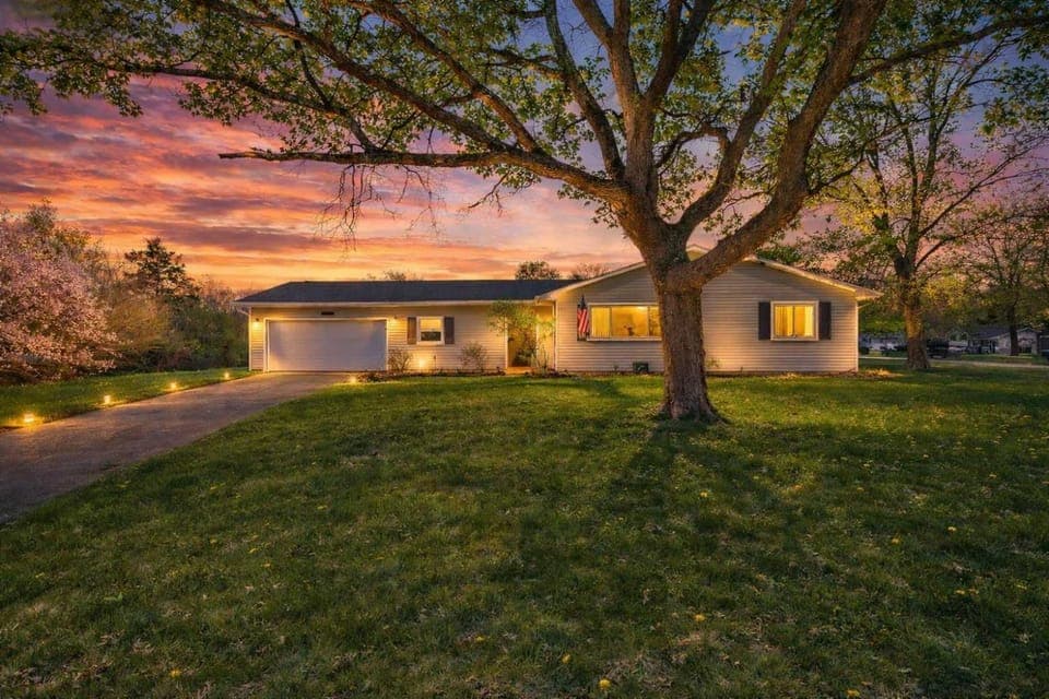 Property building, Sunset