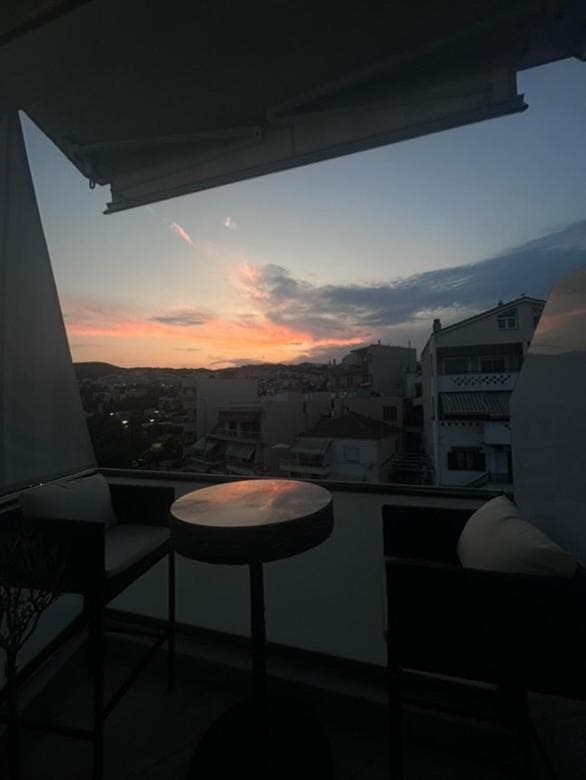 Day, Natural landscape, View (from property/room), Balcony/Terrace, Sunset