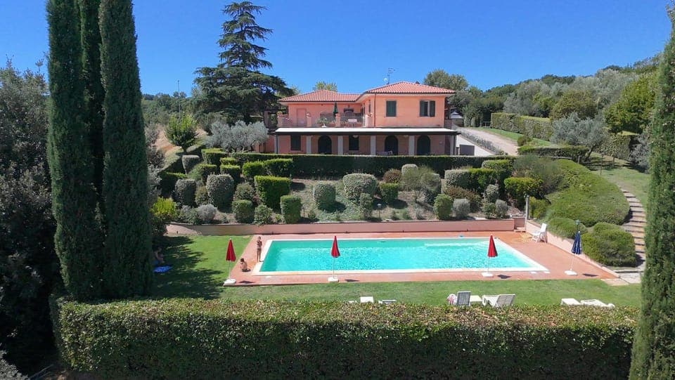 Property building, Pool view