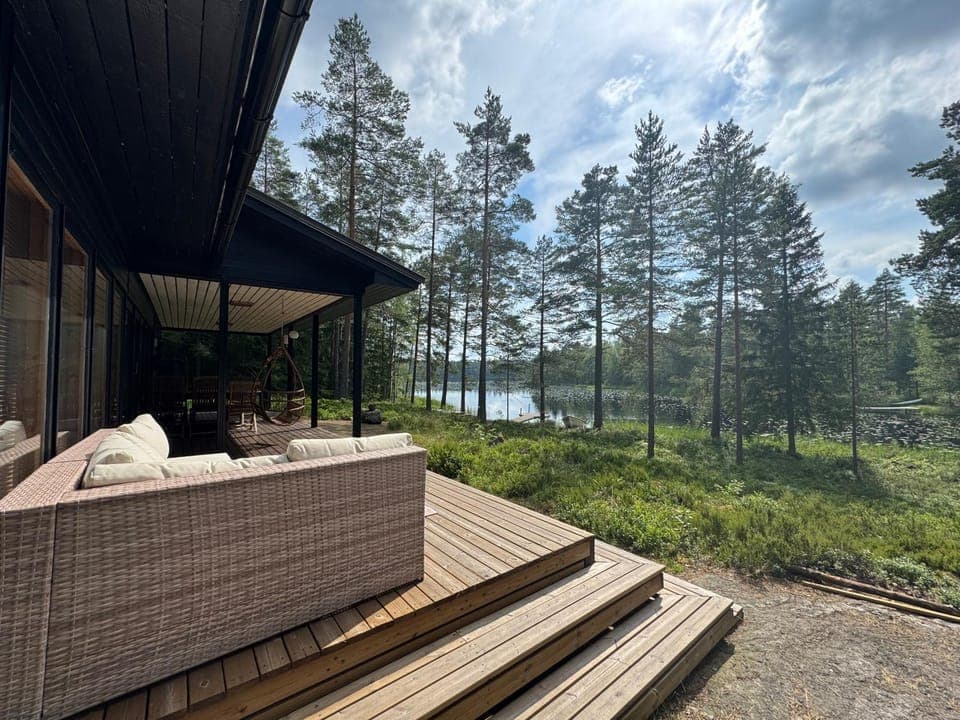 Natural landscape, Balcony/Terrace, Lake view