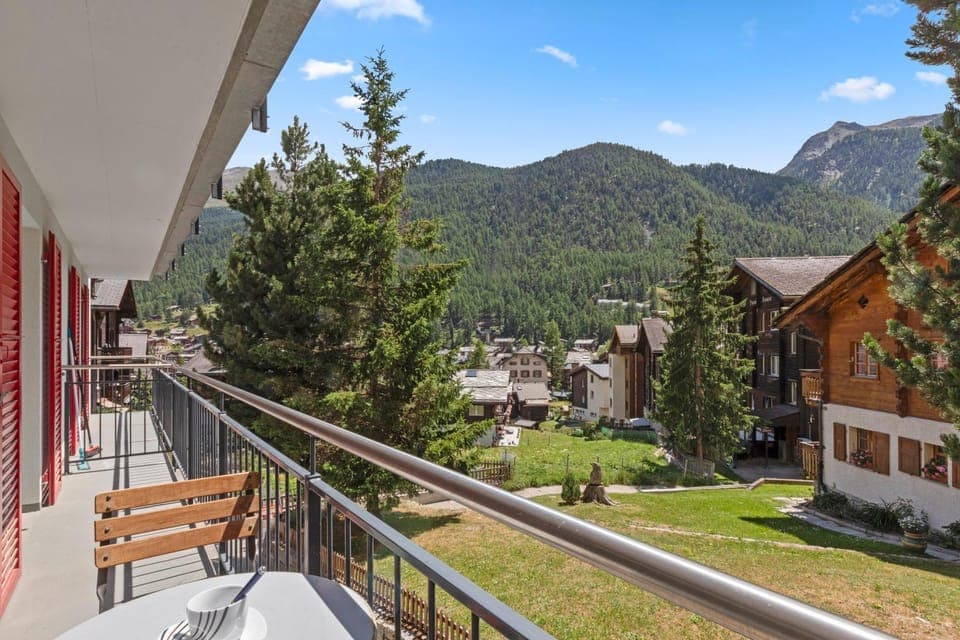 Nearby landmark, Spring, Day, Natural landscape, View (from property/room), Balcony/Terrace, Mountain view