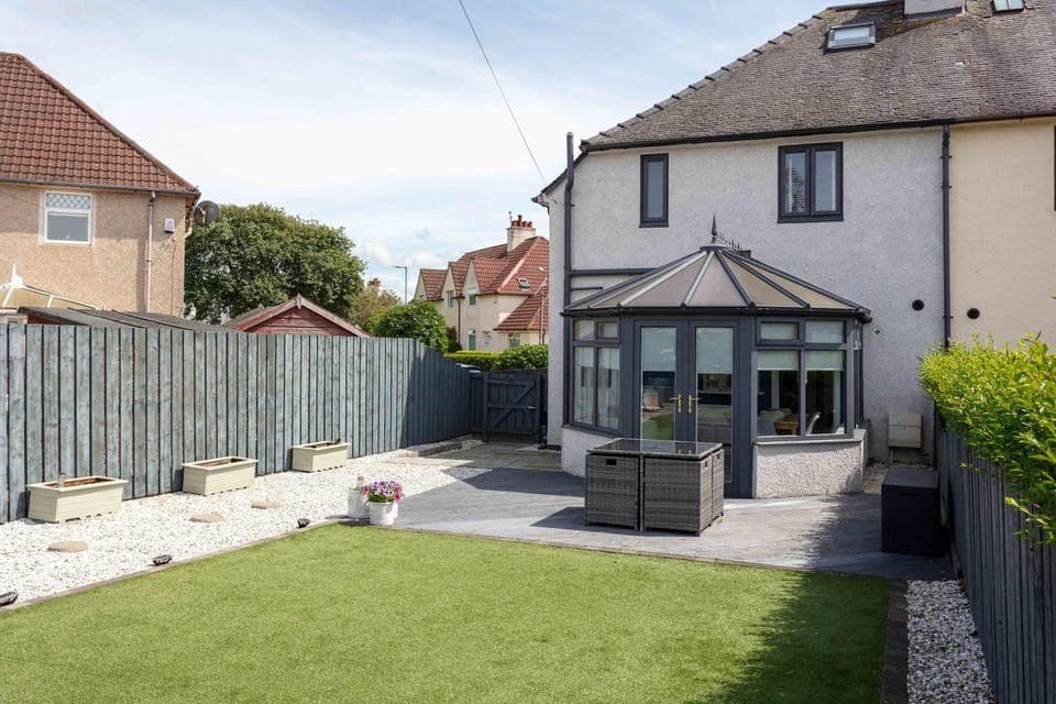 Property building, Patio, Garden, Garden view