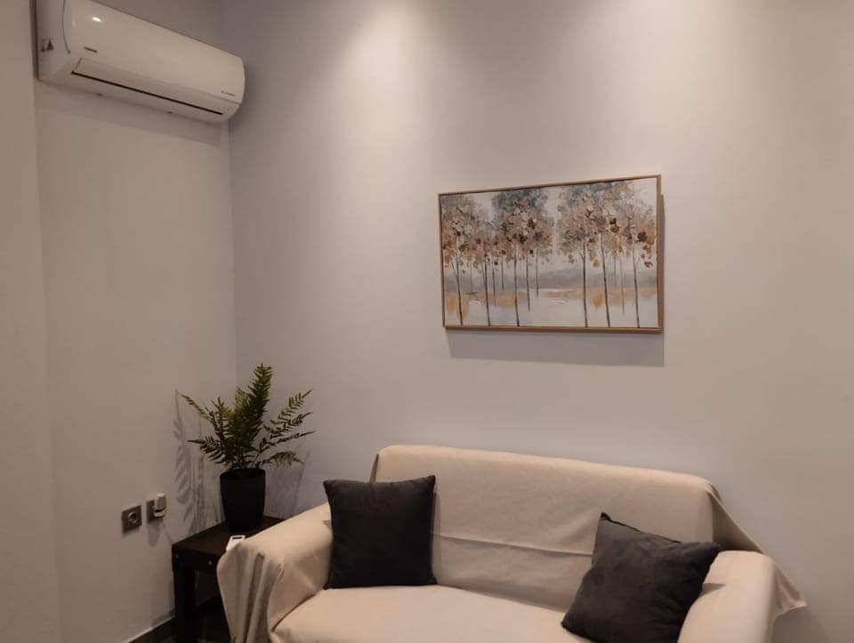 Living room, Seating area, internet, air conditioner