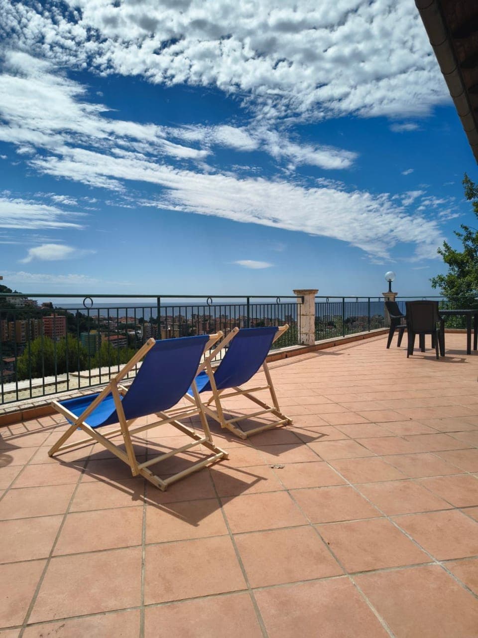 Balcony/Terrace, Dining area, Mountain view, Sea view, sunbed