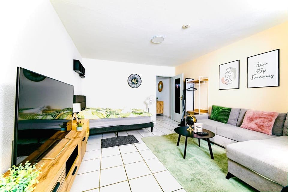 Living room, Bedroom