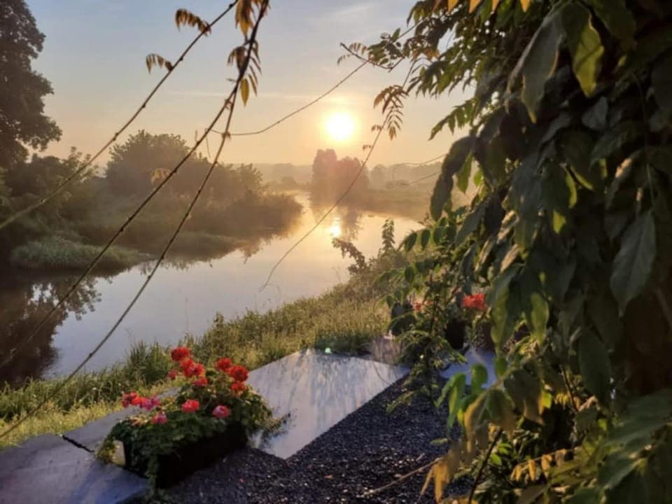 Garden, Garden view, River view, Sunrise