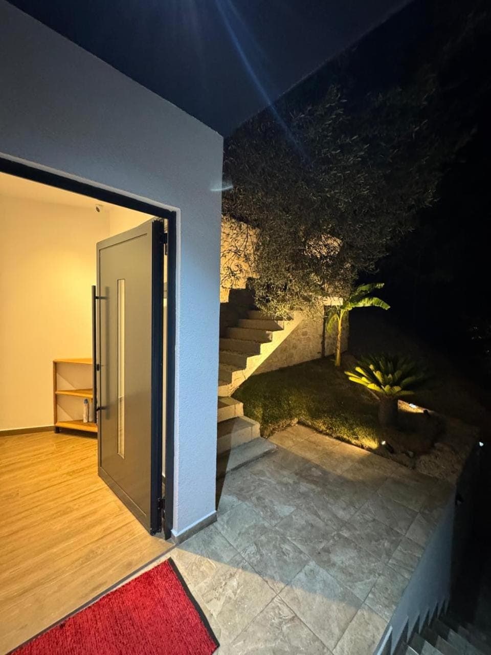 Patio, Night, Natural landscape, Garden, Garden, Garden view