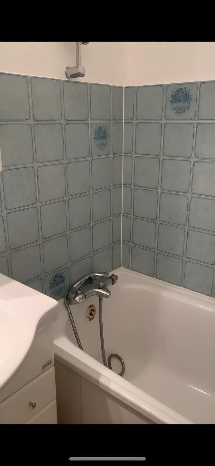 Bathroom, Living room