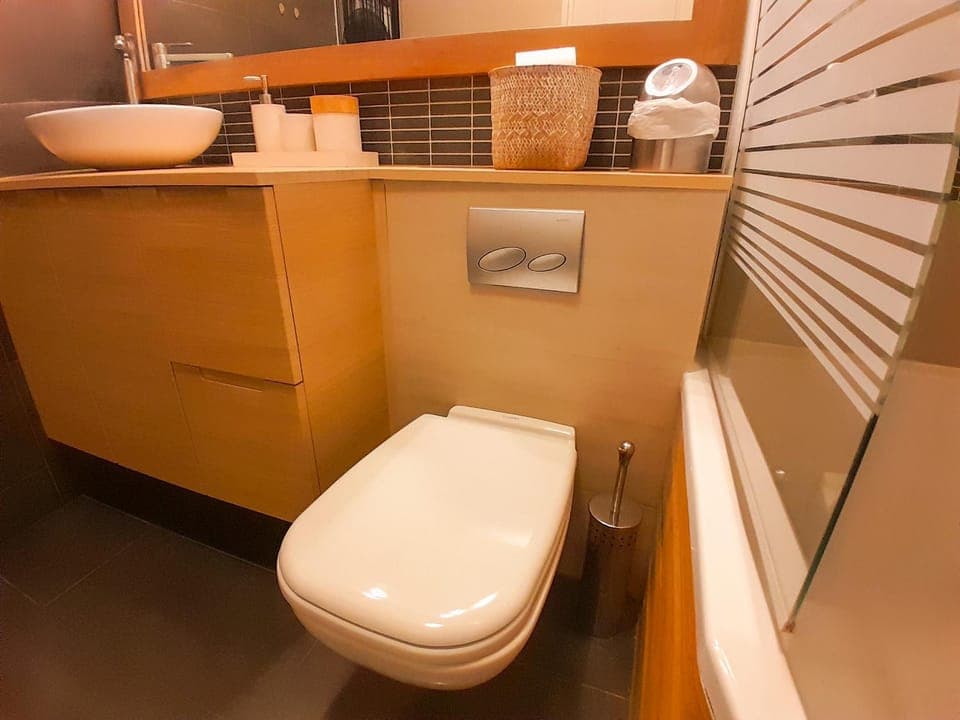 Toilet, Bathroom, hair dryier, washing machine, dryer