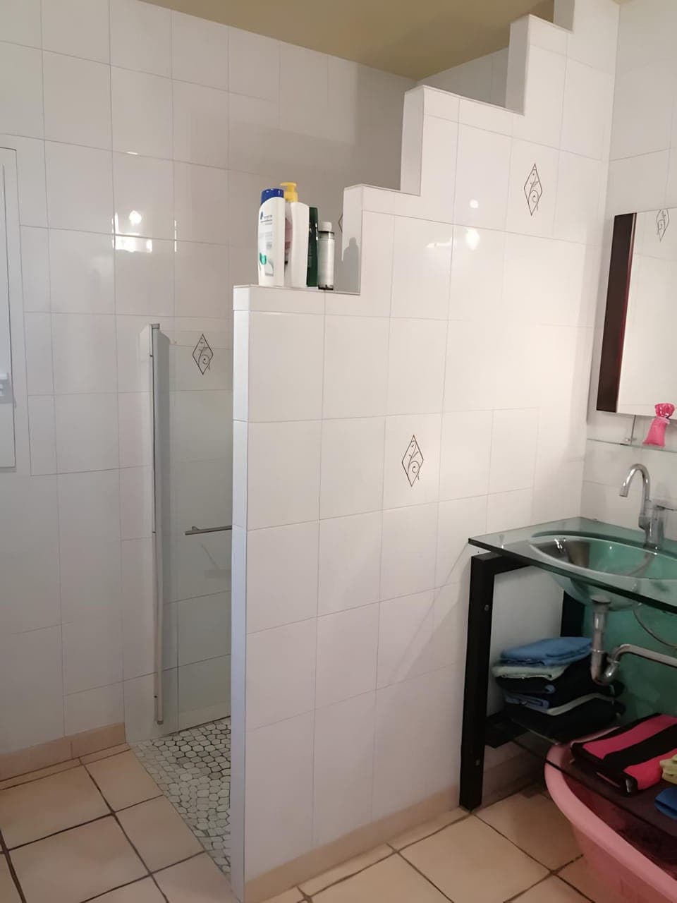 Bathroom, Living room