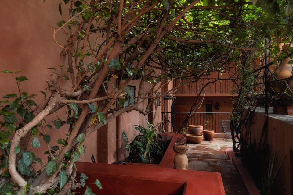 Patio, Balcony/Terrace, Inner courtyard view