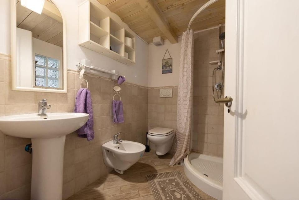 Shower, Toilet, Bathroom, bidet, towels