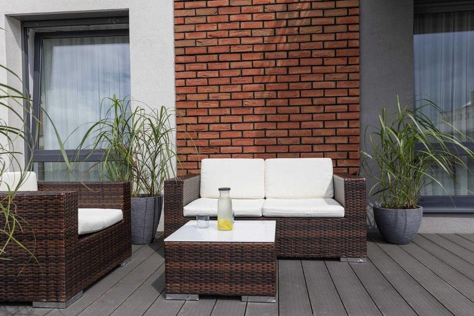 Patio, Day, Balcony/Terrace, Seating area