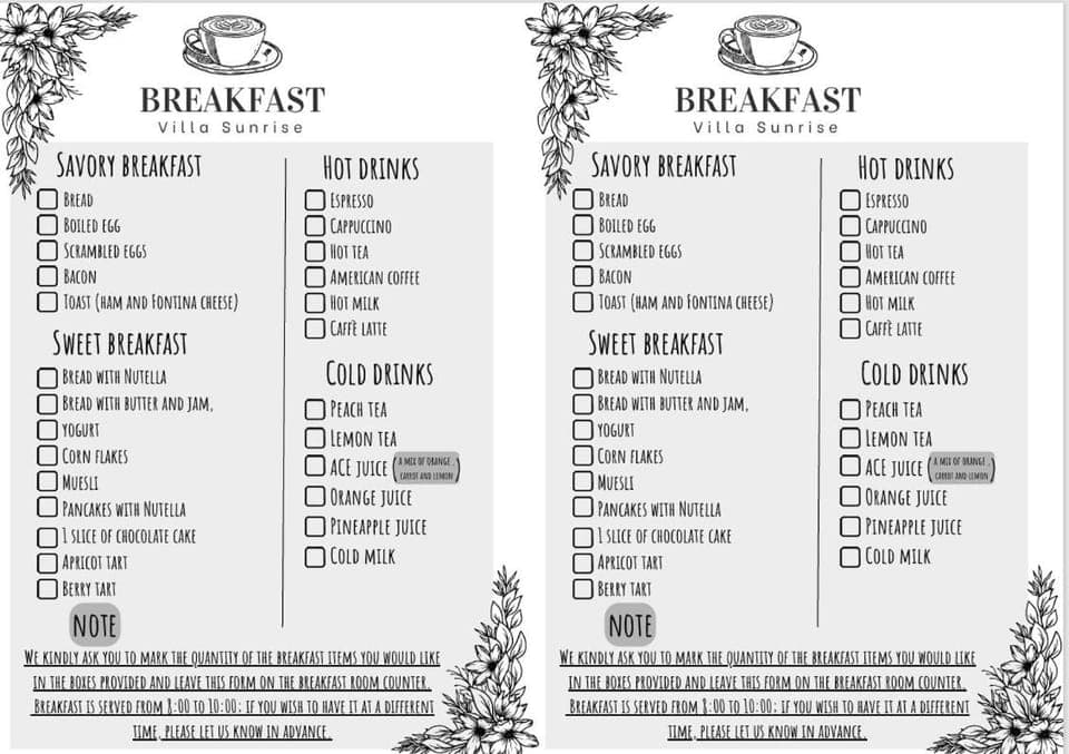 Breakfast