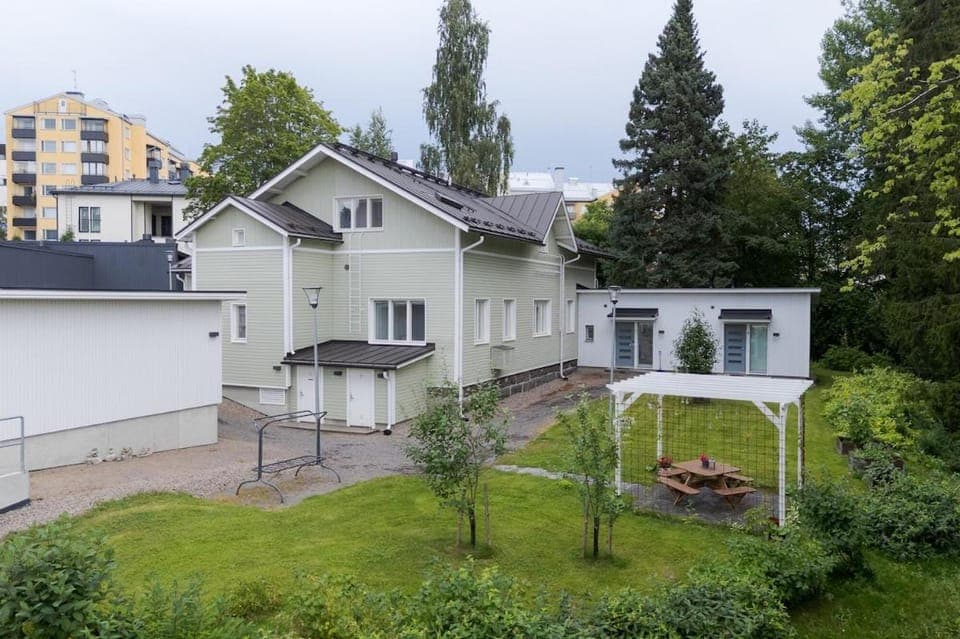 Property building, Garden view
