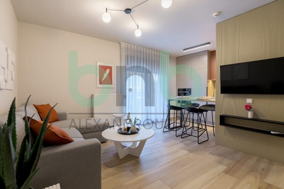 TV and multimedia, Kitchen or kitchenette, Living room, Photo of the whole room, Seating area, Dining area, internet