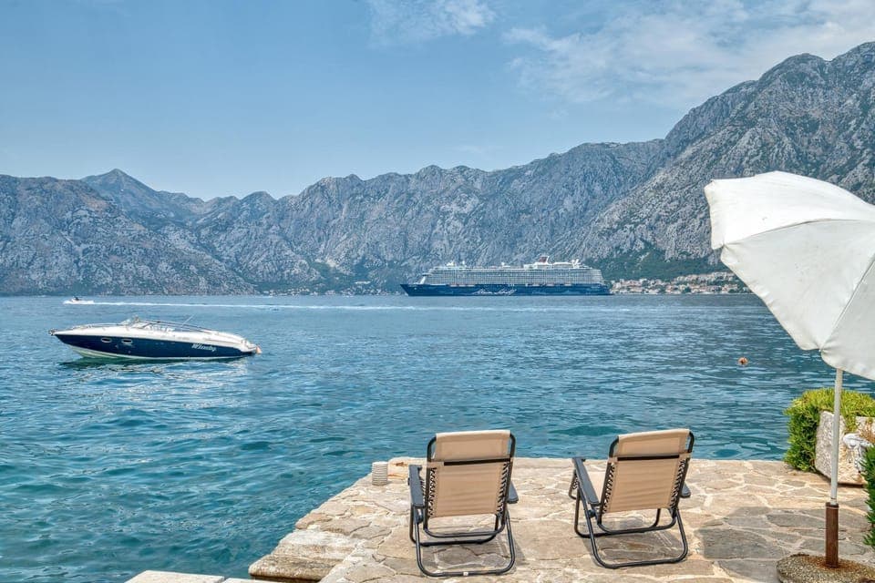 Day, Beach, Sea view, sunbed