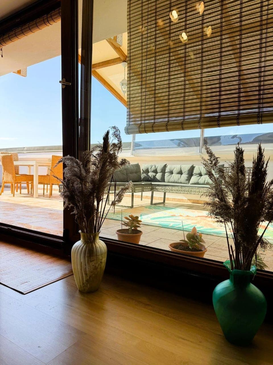 Summer, View (from property/room), Balcony/Terrace, City view, furniture