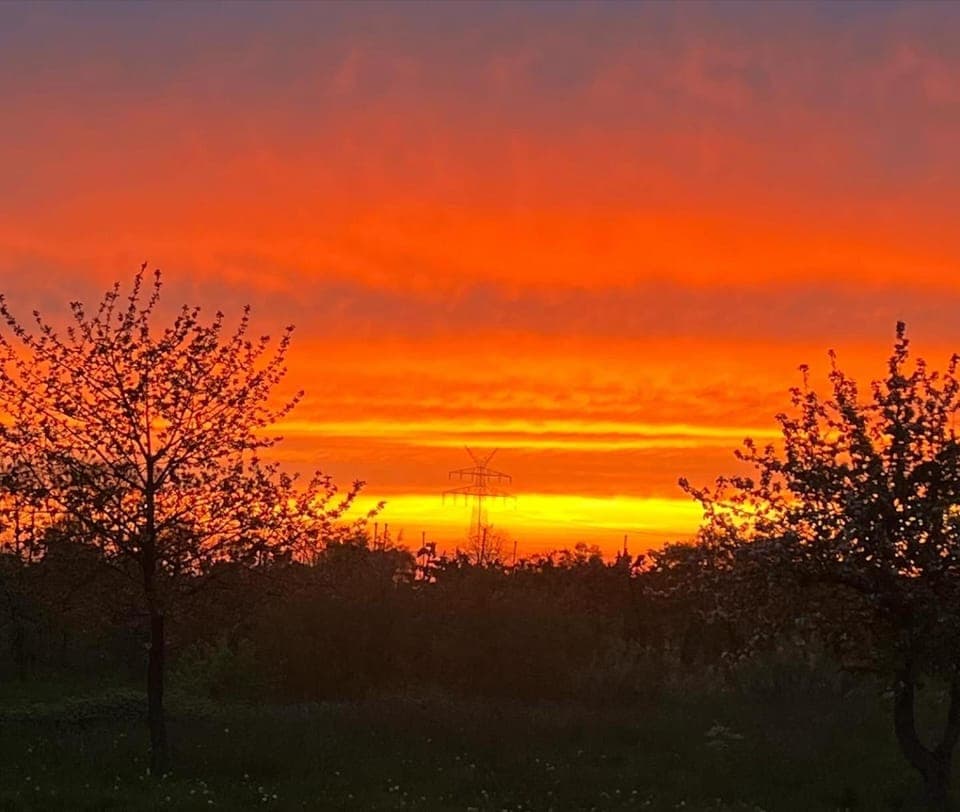 Natural landscape, Sunset