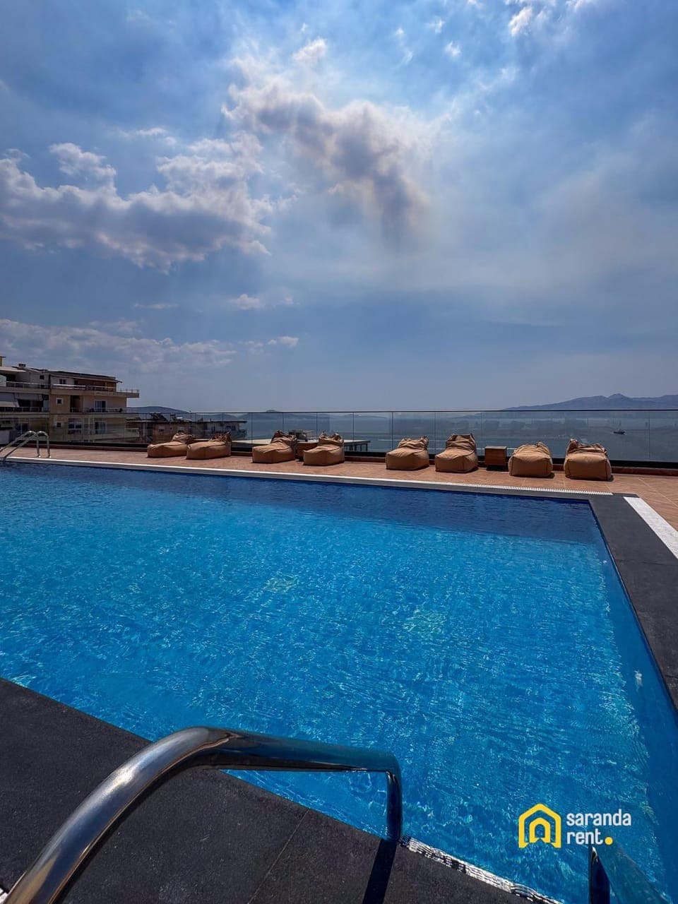 Natural landscape, Pool view, Sea view, Swimming pool, sunbed