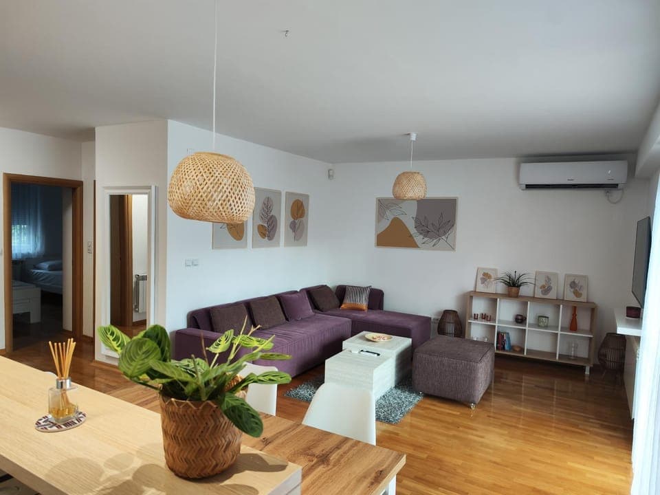 Living room, air conditioner