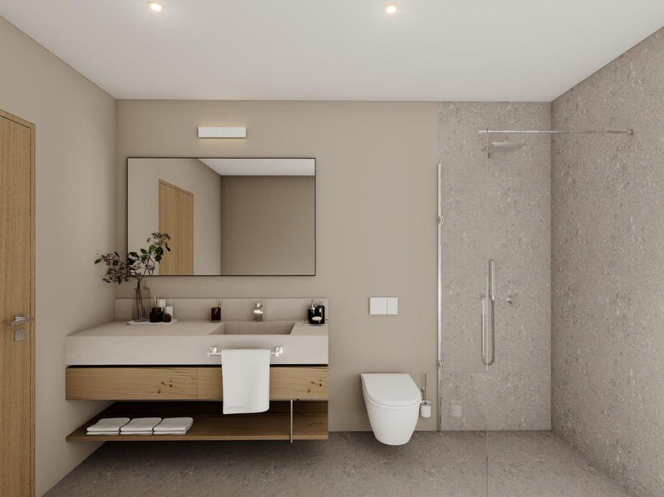 Shower, Toilet, Bathroom, towels